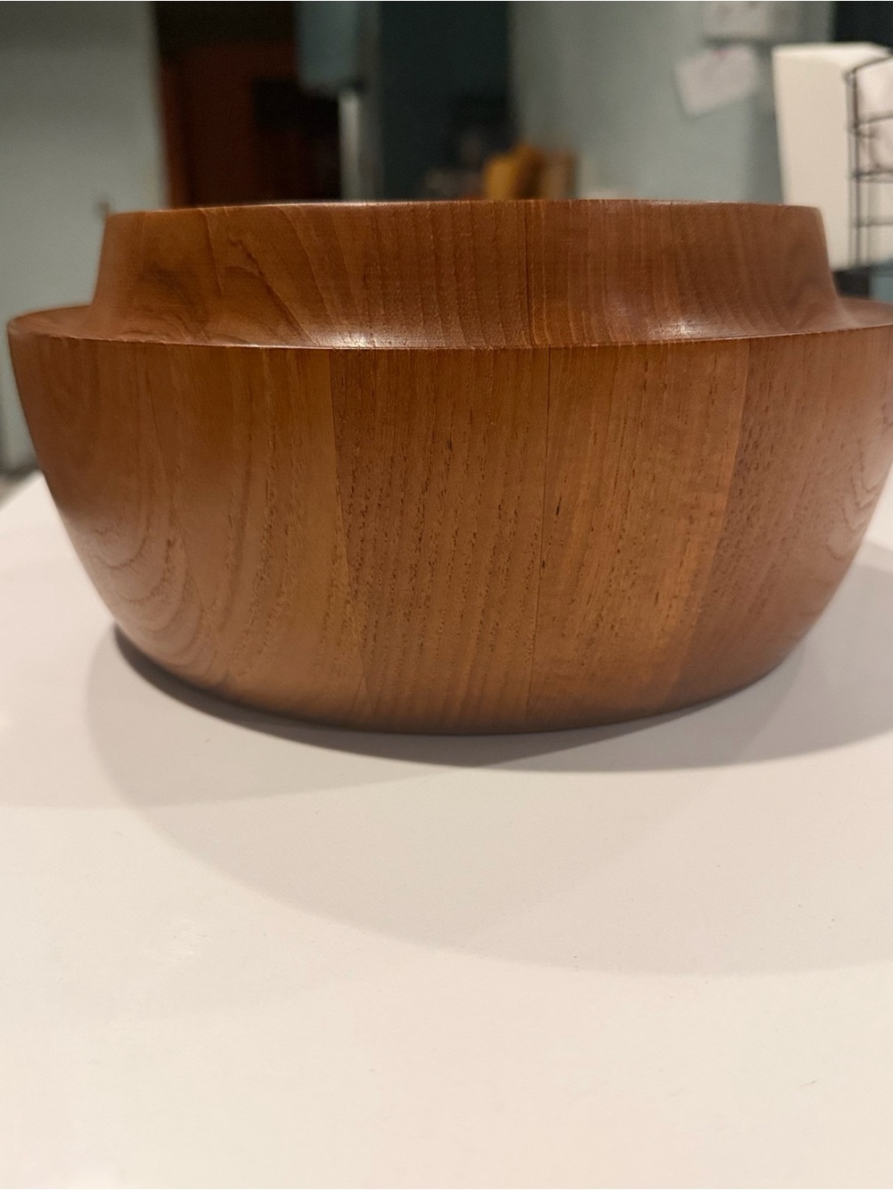 Vintage Scanform Denmark Teak Salad Bowl Danish Modern Henning Koppel